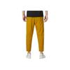 Nike Embroidered Logo Sport Casual Pants Men Bottoms Yellow FB7407-716