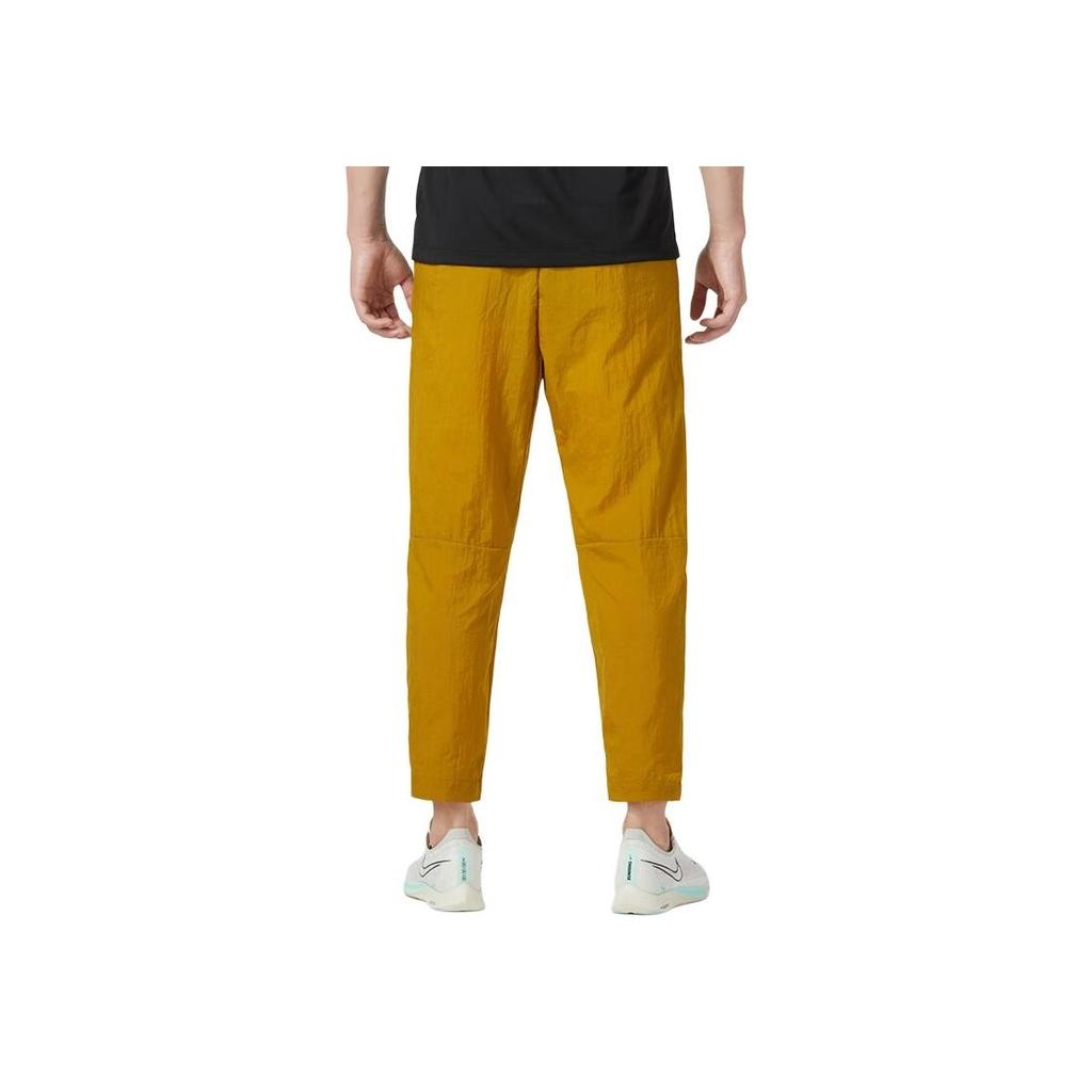 Nike Embroidered Logo Sport Casual Pants Men Bottoms Yellow FB7407-716