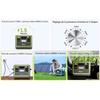 FOSSiBOT F2400 2048Wh 2400W Stationenergie Generateur Électrique Portable , LiFePO4 Solaire Centrale Électrique,Home Camping RV