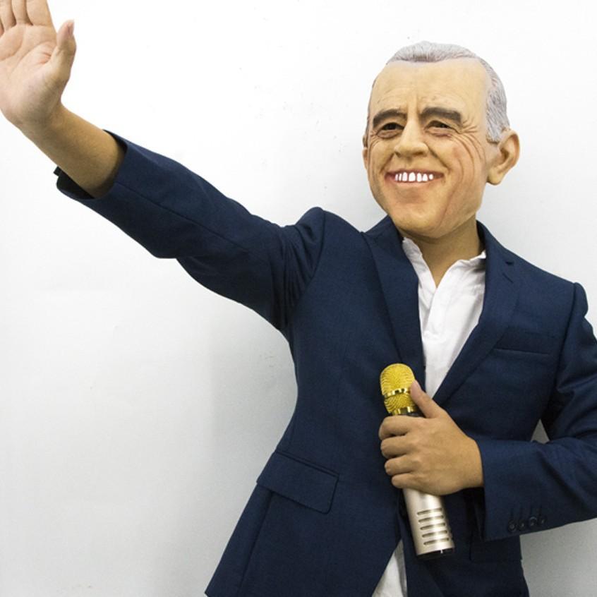 

Президентская латексная маска One size бежевый