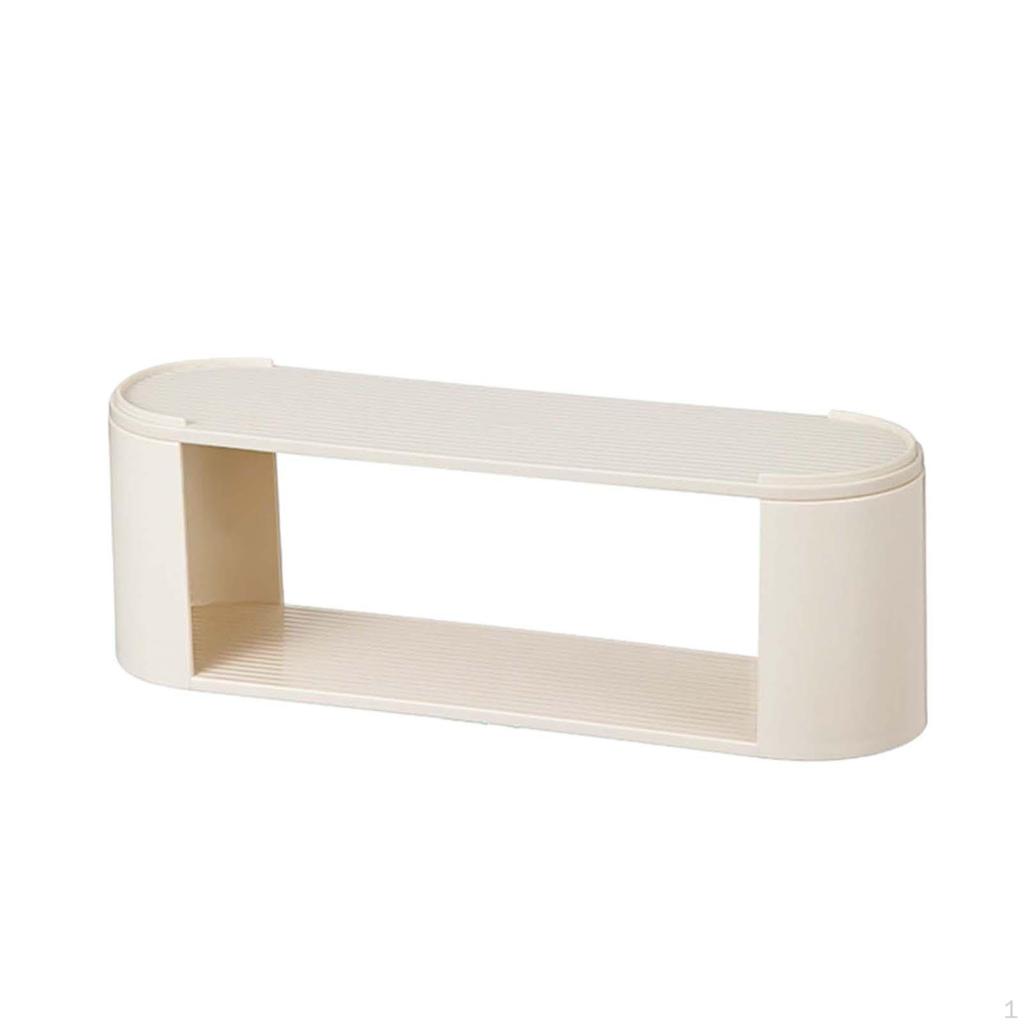 Bathroom Organizer Countertop Perfume for Dresser Non Slip Cosmetic Storage Living