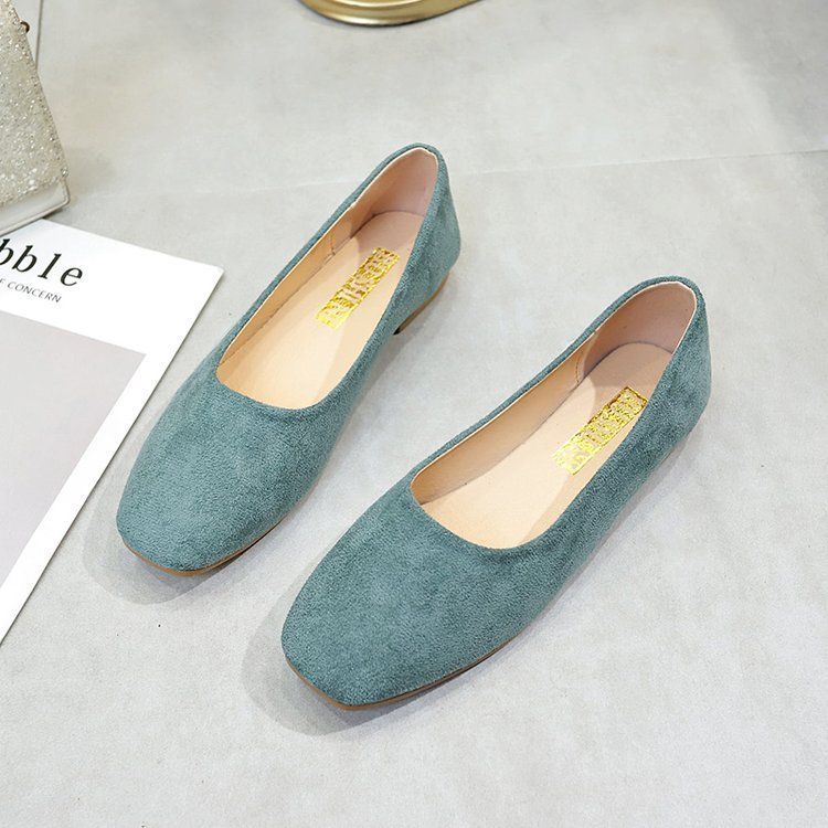 Women's Shoes Low Heeled and Gentle Shoes Spring and Autumn Shoes Flat Bottomed French Shallow Mouth Single Shoes