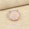 Australijski Różowy Opal Potrójny Kamień Szlachetny Srebro Próby 925 Pierścionek Ręcznie Robiona Biżuteria