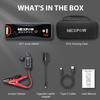 Jump Starter 4000A Peak, 12V Portable Battery Booster for Gas Engines Up To 10.0L, with LED Light & USB QC3.0