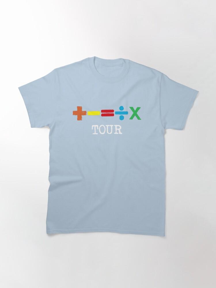 Ed Sheeran The Mathematics Tour, T-Shirt Classica bianca