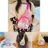 Adorable Gender Neutral Kids Chest Bag Stylish Cartoon Print Sling Backpack For Preschool