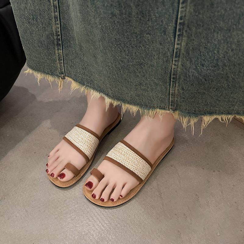 Papuci de vară Gladiator pentru femei, la modă, eleganți, cu talpă moale, balerini, papuci de tip slide, pantofi casual de plajă pentru doamne, șlapi, sandale