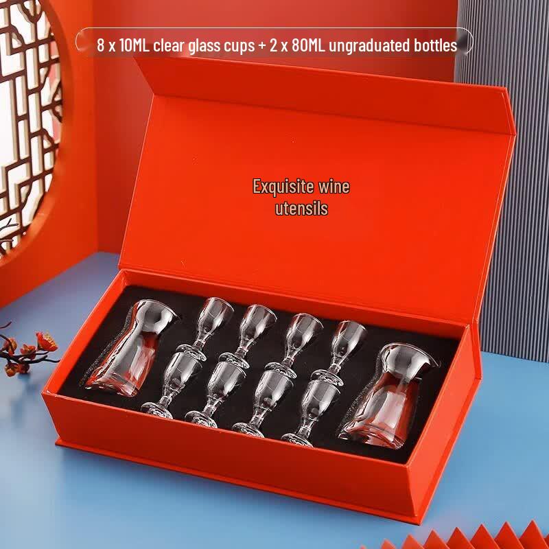 Thickened Stemmed Baijiu Shot Glass
