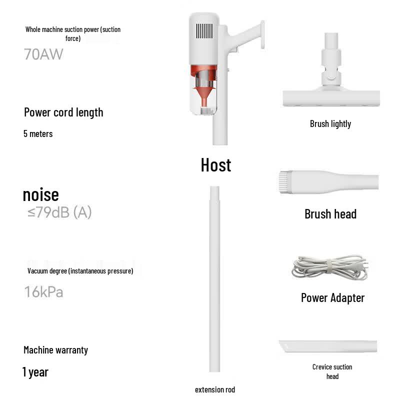 Xiaomi Wired Vacuum Cleaner B210 CN plug (adapter included)