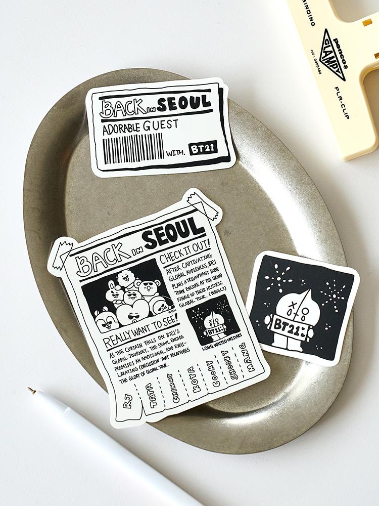 Наклейка BT21 CITY EDITION - Сеул