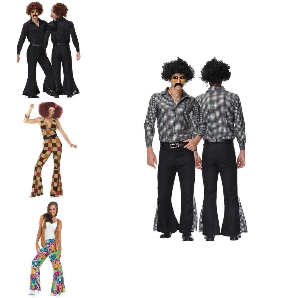 Stylish And Beautiful 70s Disco Costume Set For Adults Get Ready To Shine!