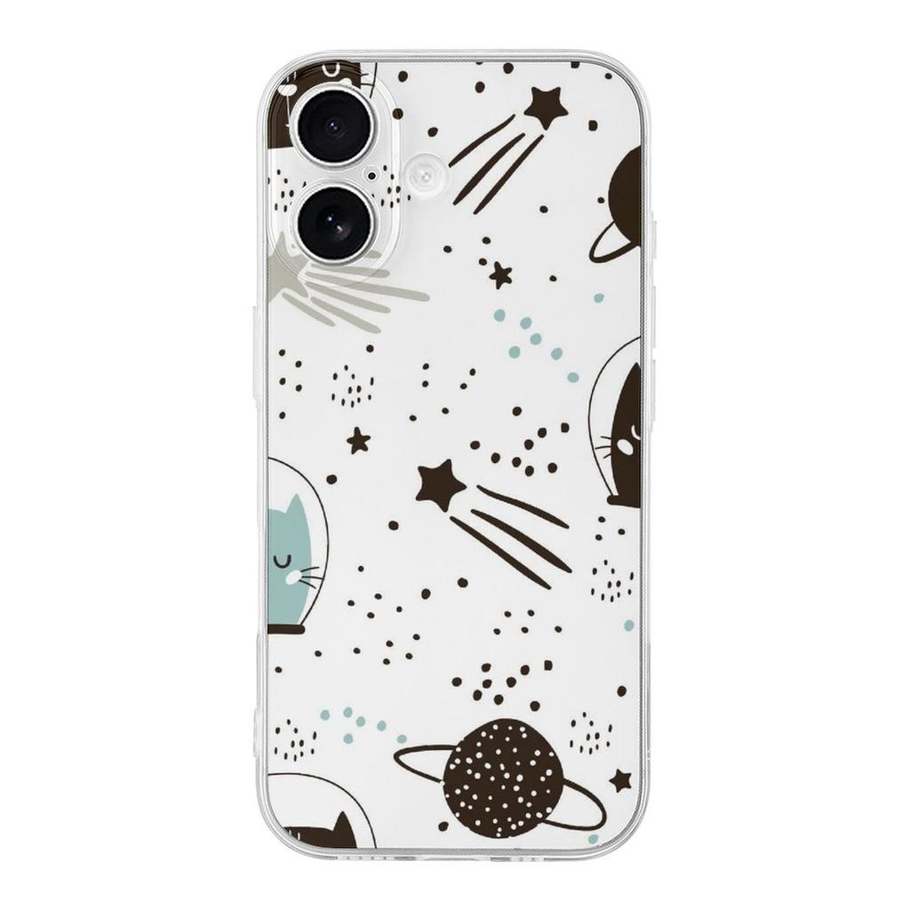 1 Pack For Iphone 17/17Air/17Pro/17ProMax Slim TPU Protective Case With Anti-Fingerprint Coating, Cushion Corners And Clear Fit