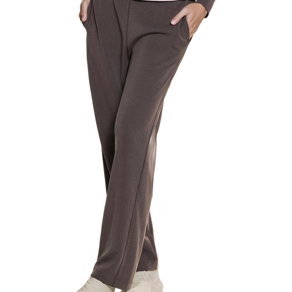 SAUCONY Mid Rise Lace Up Solid Color Casual Pants Women Bottoms SA1269KP22L-CO095