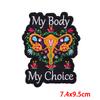 Girl Power Embroidery Patch Iron On Patches For Clothing Thermoadhesiv Patches On Clothes DIY Letters/Phrases Decorate Applique