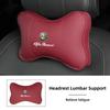 For Alfa Romeo Car Sticker Leather Car Seat Neck And Back Pillow Breathable Accessories For Alfa Romeo 159 Giulietta Giulia 147LG9 
