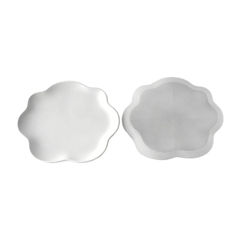 Wolkenform Aufbewahrungsschale Silikonform für Epoxidharz Gießen Beton Schmuck Dekorationsteller Schale Kerzenhalter Form