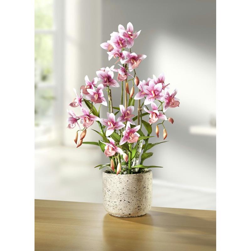 Full Diamond Painting 5d Round Orchid Picture Diamond Mosaic Resin Flower Embroidery Crafts Cross Stitch Kits Home Decor