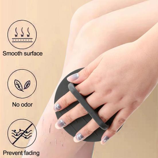 Back Scrubber for Shower Exfoliating Gloves with Ergonomic Finger Straps, Gentle PET Bath Gift Family And Friends Scrubber, Deep Cleaning Dead