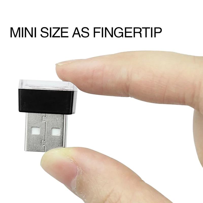 Mini USB Car Ambient Light LED Light Neon Interior Light Car Interior Decorative Light Room Night Light