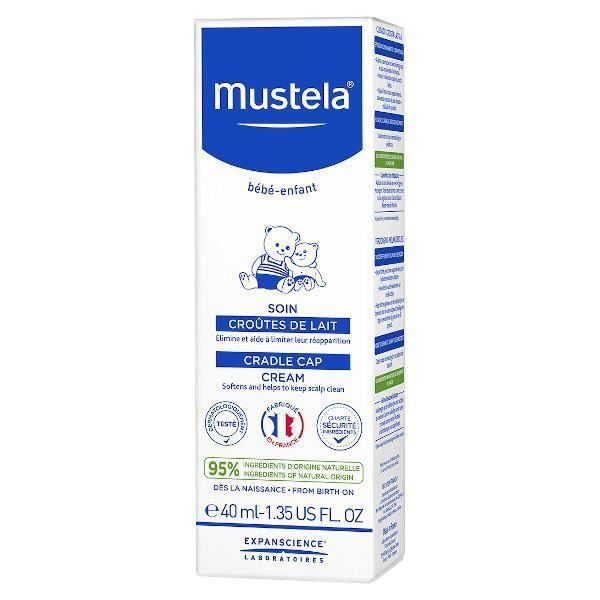 Crème - Mustela - Soin Croûtes De Lait - 95% D'ingrédients Naturels - Hypoallergénique - Bébé Mixte