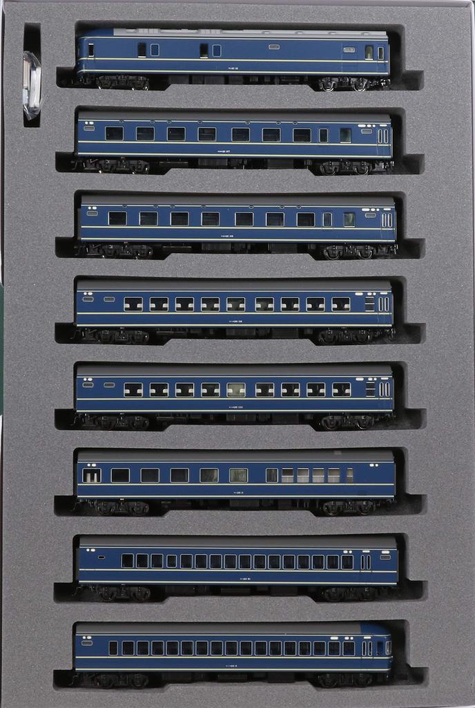 KATO N Gauge 20 Series Sleeper Express Basic Set Railway Model Passenger Car Yuzuru/Hakutsuru 8-Car 10-1518