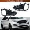For Ford Edge Front Bumper Daytime Light Fog Lamp Trim Cover Frame Grille Lid Bezel Hood