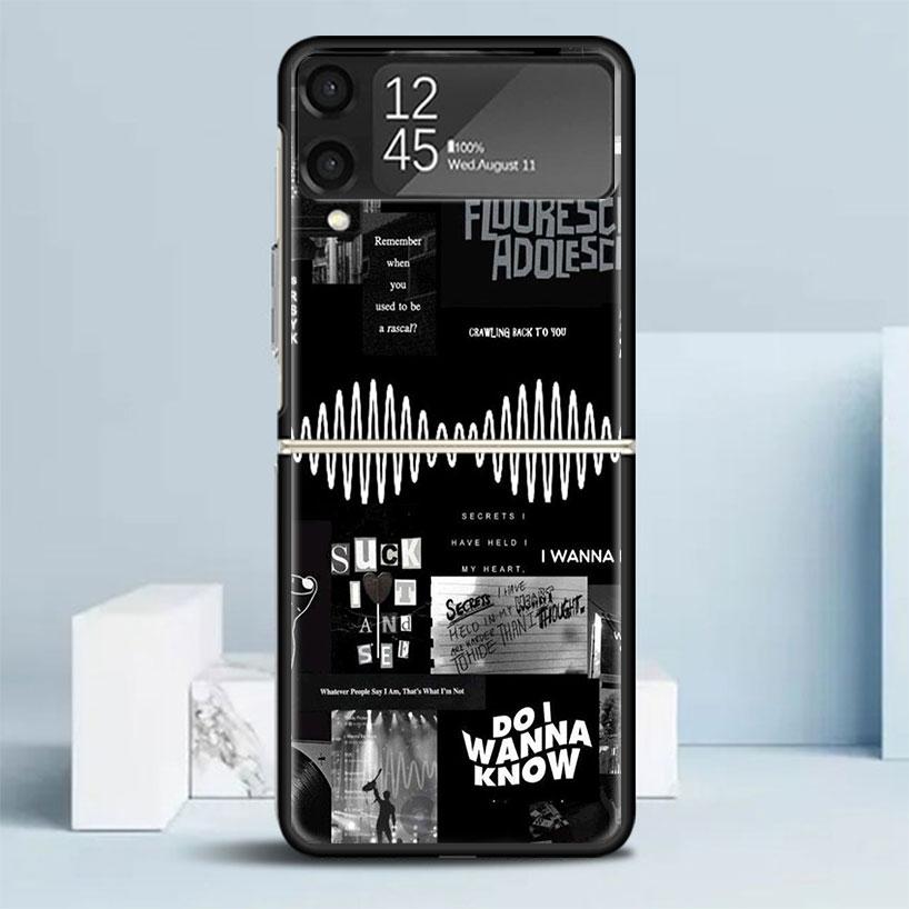 

Arctic M-Monkeys Special Offer Black Cover for Samsung Galaxy Z Flip 7 6 5 4 3 5G Phone Case Flip7 Flip6 Flip5 Flip4 Flip3 Patte Samsung Z Flip 4