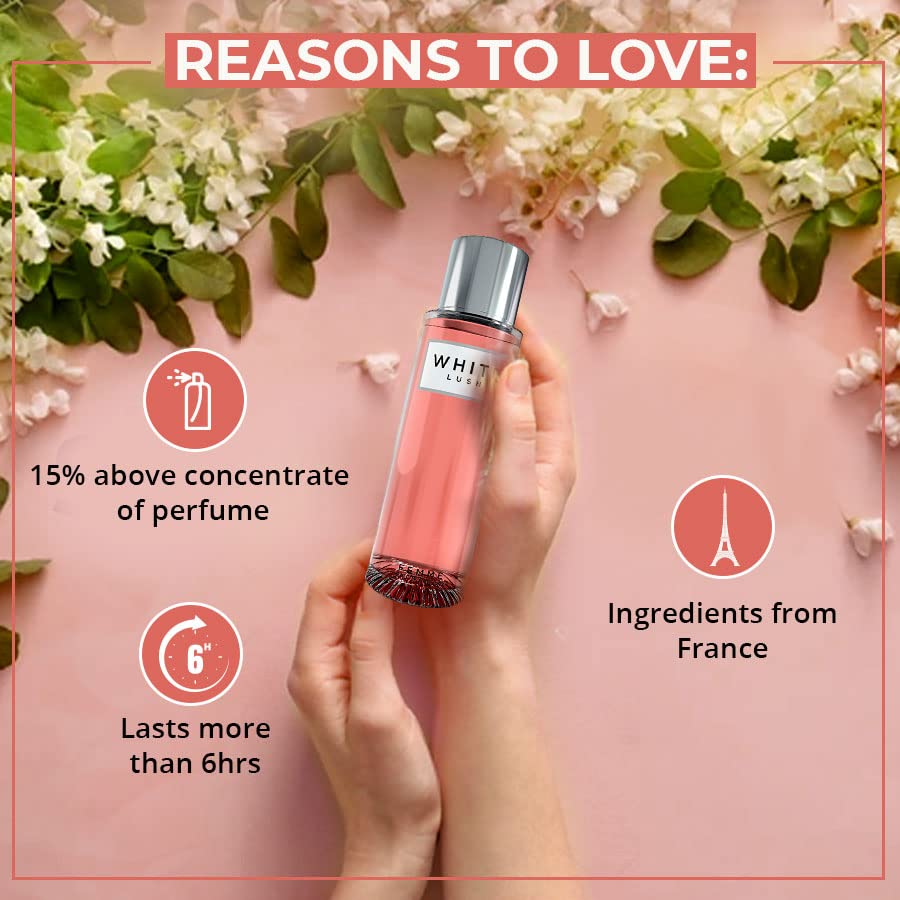 Damen-Eau de Parfum White Splendor (100 ml), White Lush Femme Eau de Parfum, Colorbar