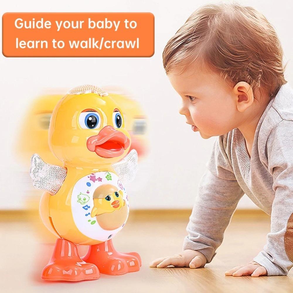 Plastic Electric Dancing Duck Toy Singing Walking Dancing Duck Halloween