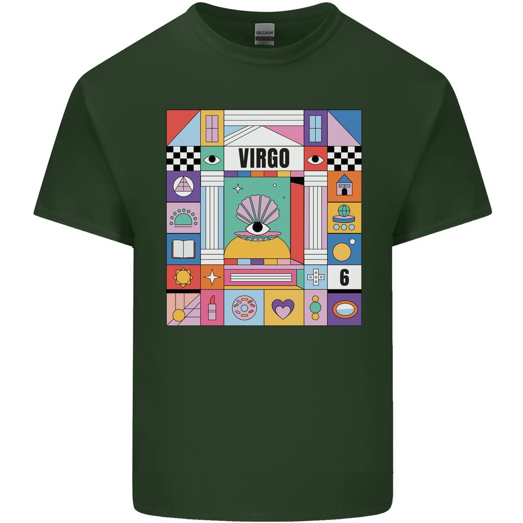 A Vibrant Virgo Star Sign Zodiac Unisexs Light Cotton TShirt