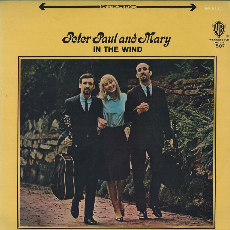 

LP Record PETER PAUL & MARY - In The Wind BP8137 WARNER BROS. 1963 Japan Pop Used
