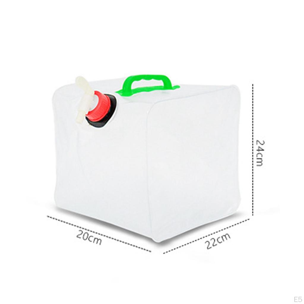 Collapsible Water Container Bag Bottle Carrier Equipment Bucket Tank Storage