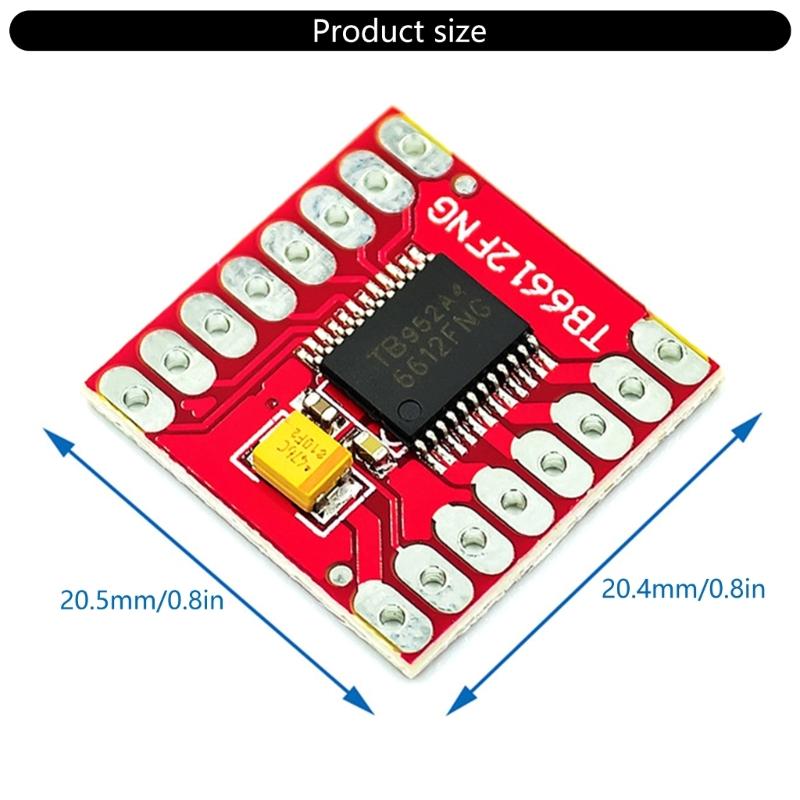 TB6612FNG Double Channel Motor Driver 1A Output Low Heat Generation For Robotics Automation Projects
