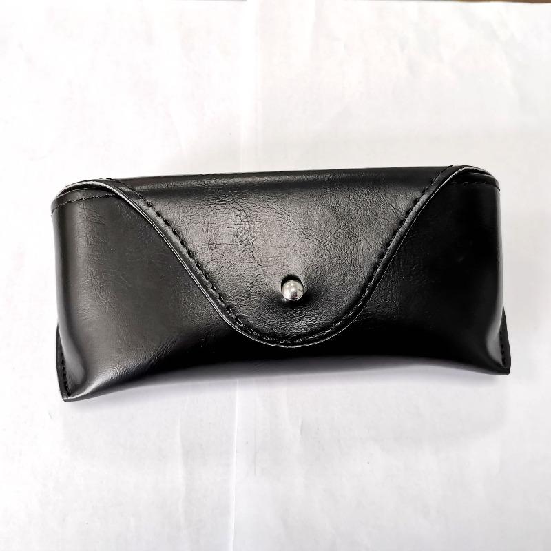 Sunglasses Glasses Case For Women Portable Crazy Horse Pu Glasses Packing Box For Men Creative Large Glasses Bag