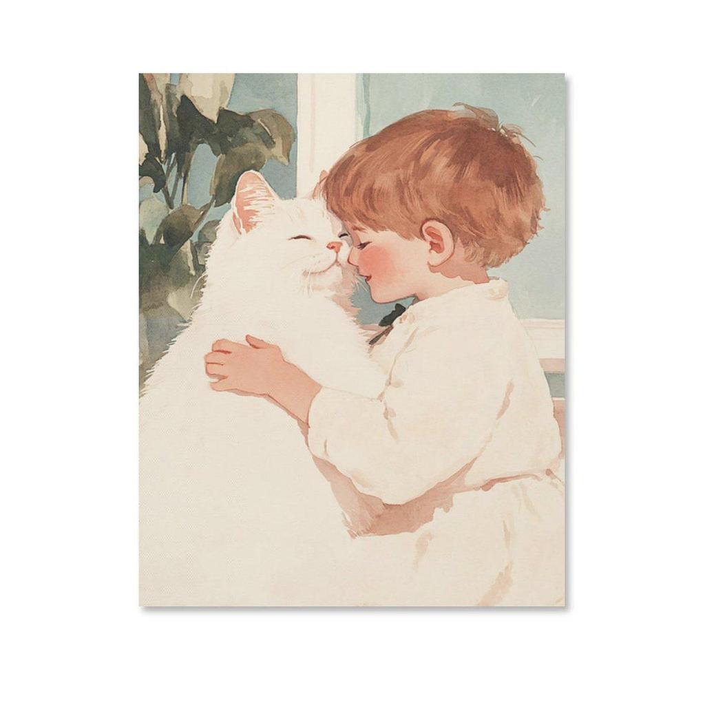 Starry Sky Canvas Painting: Custom Solid Wood Wall Mural