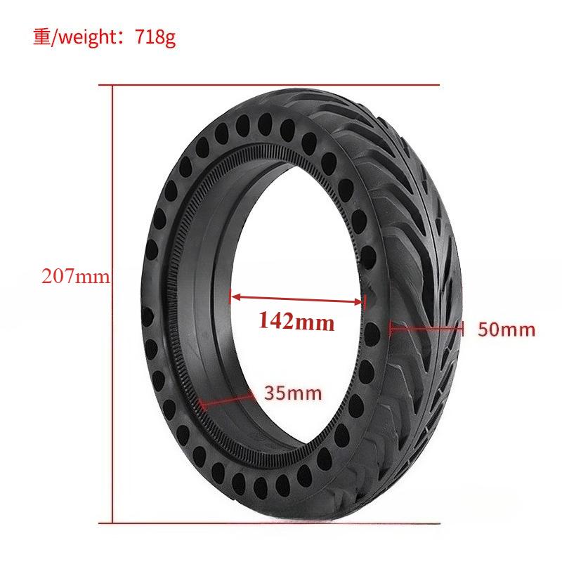 Pneumatico in Gomma Solida 8.5x2 da 8.5 Pollici Adatto per Scooter Elettrico Xiaomi M365/Pro/1s Ecc.
