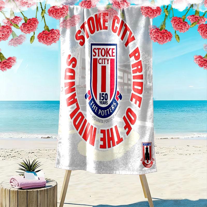 STO Logo Beach Towel, Large Soft Quick Dry Towel for Beach Camping Swimming