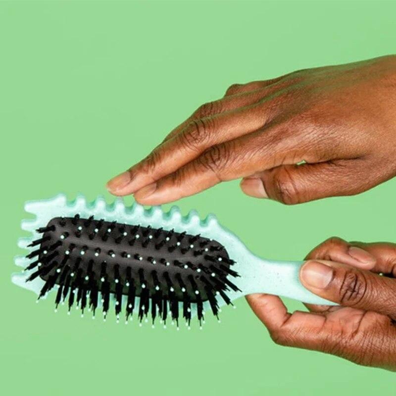 Hollow Comb Bounce Curl Define Styling Brush New Durable Smooth Hair Fluffy Comb Massage Home Hair Styling Tool Combs