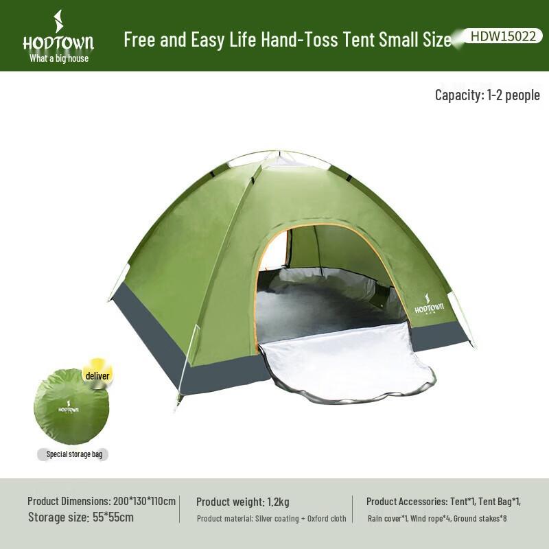Hodtown 2-Person Pop-Up Camping Tent