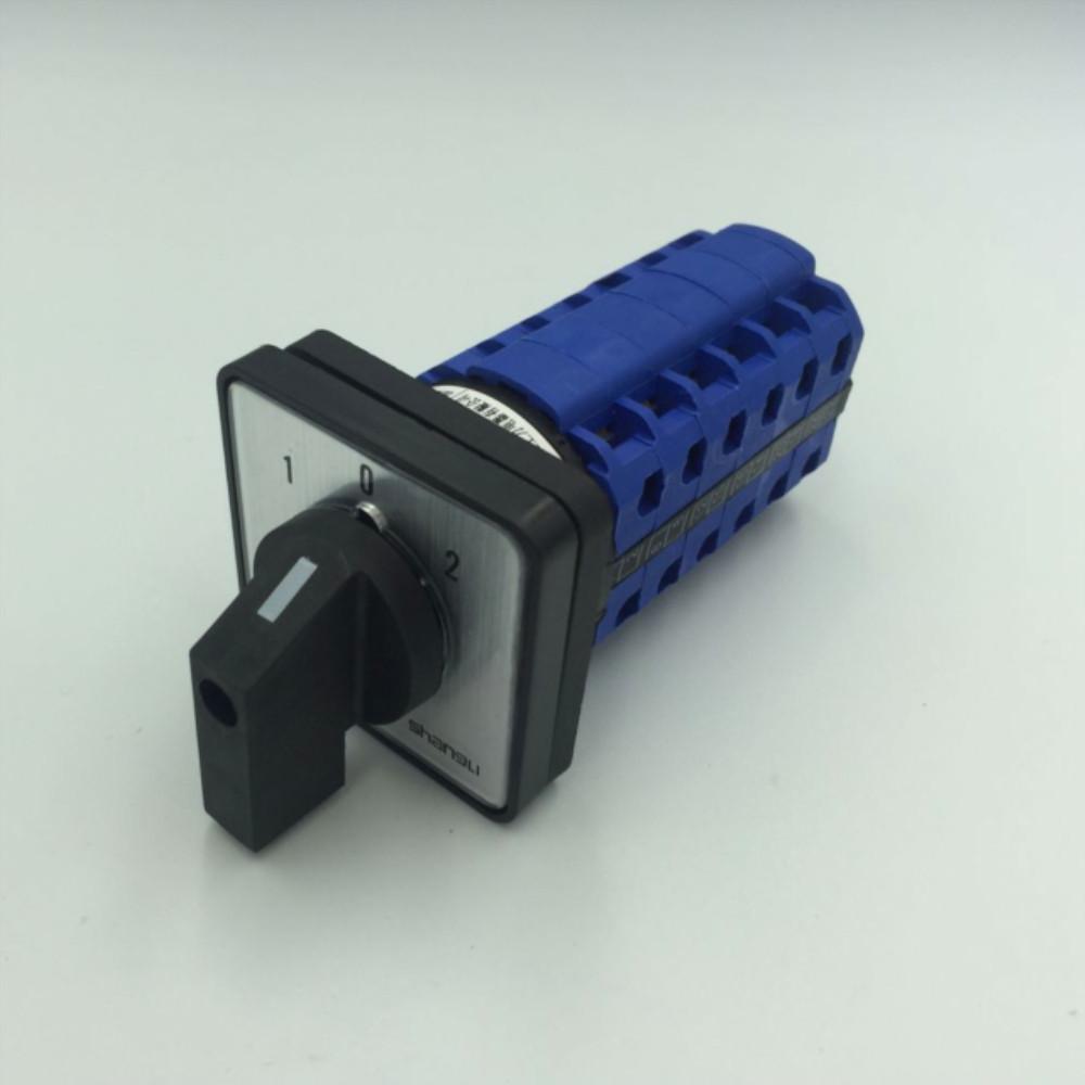 AC 660V 20A 24 Terminals 3 Positions Rotary Selector Cam Changeover Switch SZW26-20/D606.6