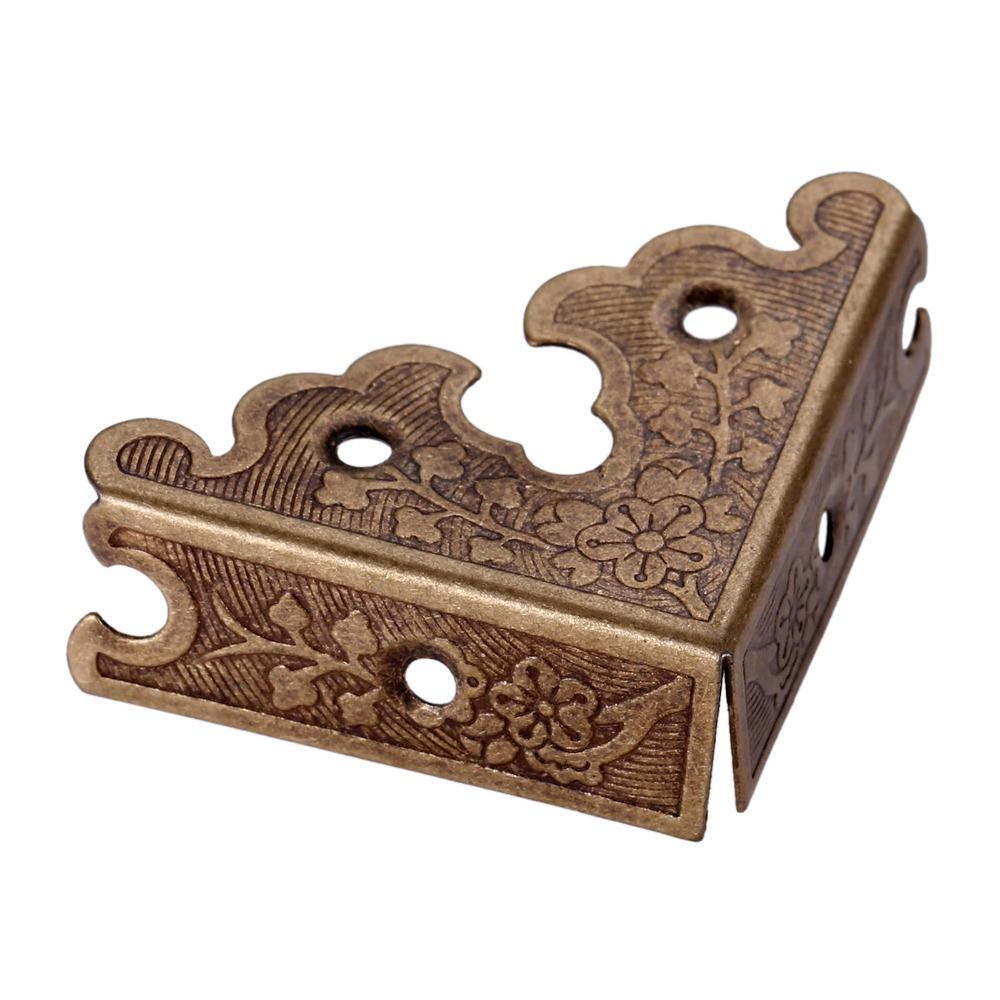 Furniture Decorative Furniture Protector Antique Corner Wooden Box Corner Protector Triangle Corner