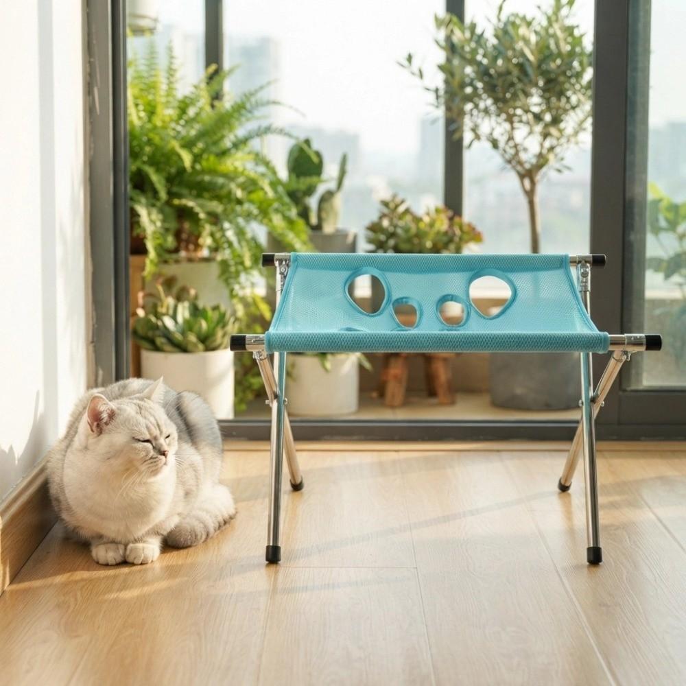 Folding Pet Grooming Hammock Anti-Scratch Quick Drying Dog Grooming Table Sturdy Detachable Pet Washing Station
