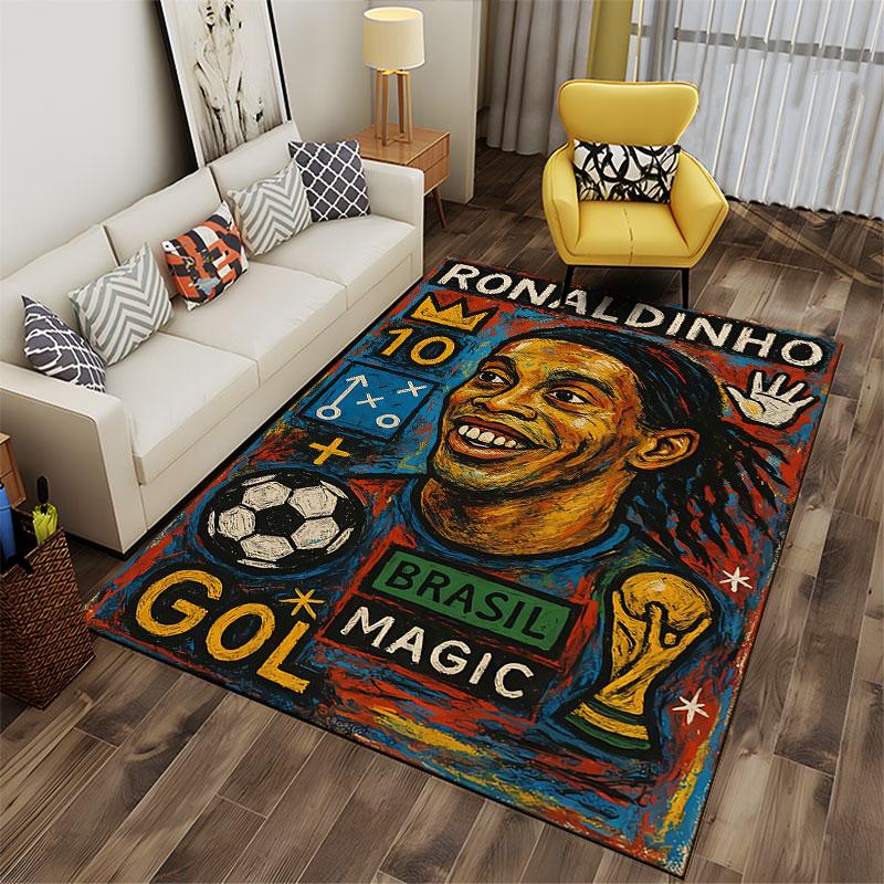 Ronaldinho Brasil Gol Carpet suitable as a non-slip mat for the living room or bedroom sofa