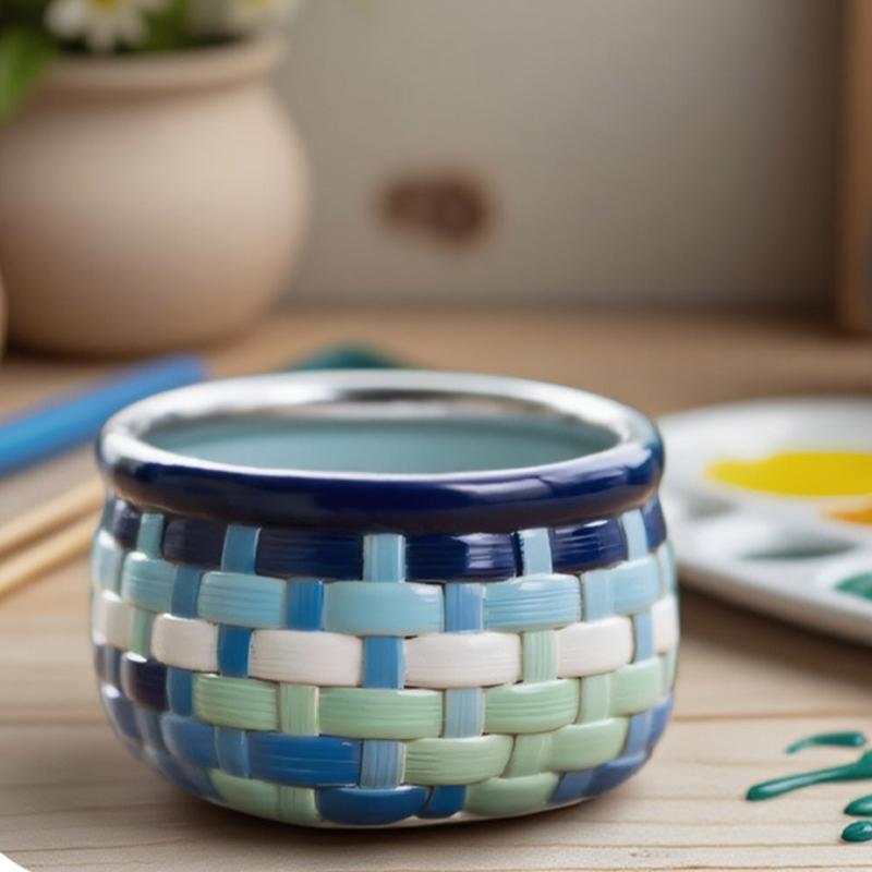 Flexible Silicone Woven basket Planter Mold Jewelry Making Tool Silicone Texture for Easy Demolding and Multipurpose Use