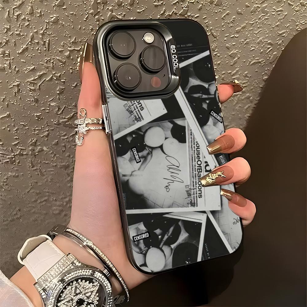 The Weeknd Phone Case Matte Colored Silver For Iphone 17 16 15 14 Pro 13 12 Air Plus 11 7 8 Max Luxury Cover