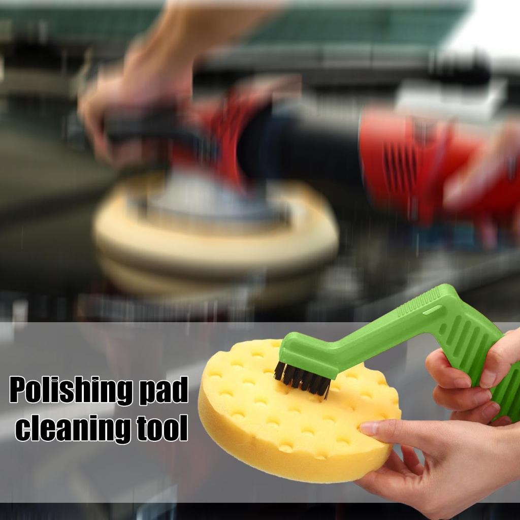 Polishing Pad Conditioning Brush - Polishing Pad , Buffing Pad Cleaning Brush | Wool