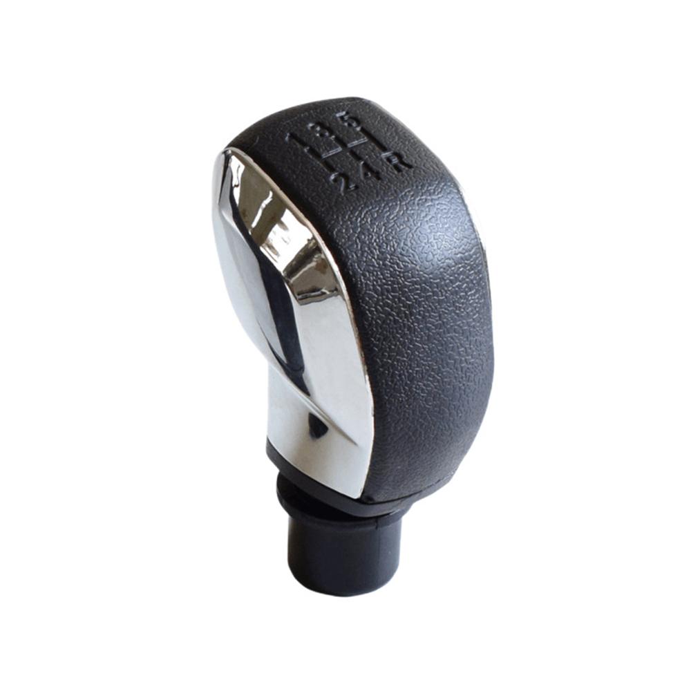 5 Speed Gear Stick Shift Manual Knob For Peugeot 208 2008 301 308 Black & Chrome