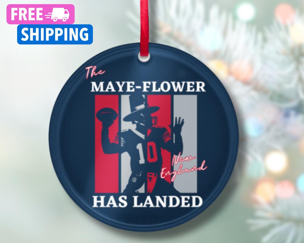Drake Maye Ornament Drake Maye New England Football Patriots Xmas Ornament Unisex T-Shirt XL