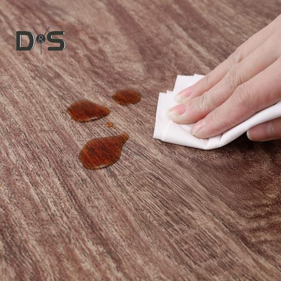 Copritavolo Rotondo Elasticizzato Impermeabile Antimacchia Tovaglia con Bordi Elastici Motivo Grana Legno Copritavolo Rustico per Festa Vacanza Casa Fattoria