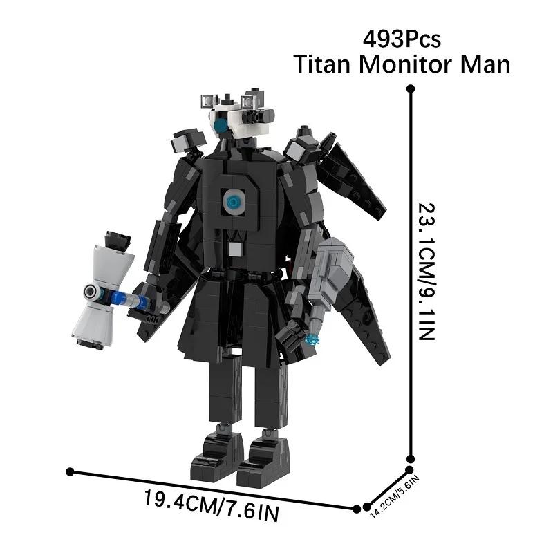 2023 Skibidi Toilet Man VS Monitor Blocchi da Costruzione Camerman Titan Speakerman Giocattolo Fai da Te Set di Figure Speakerman per Bambini Regalo